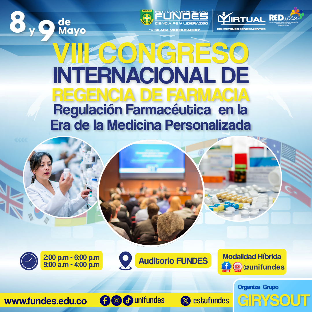 La regulación farmacéutica será el eje fundamental del VIII Congreso de Regencia de Farmacia FUNDES