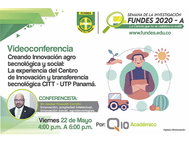 SEMANA DE LA INVESTIGACIÓN FUNDESINA SIF 2020-A INVITADO INTERNACIONAL