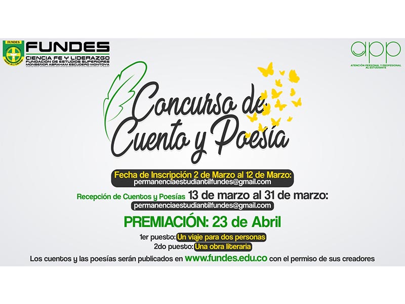 Concurso de cuento y poesÃÂa José Asunción Silva