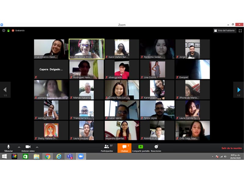 Video conferencia la escritura en la cultura