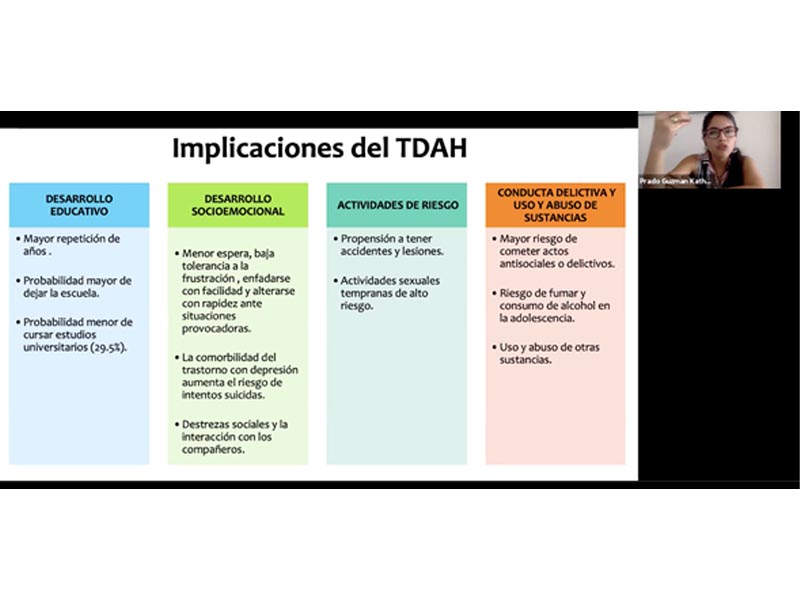 Desde la virtualidad continuamos con el espacio psicológico: avances en la evaluación y tratamiento de niños con trastorno por déficit de atención y/o con hiperactividad.