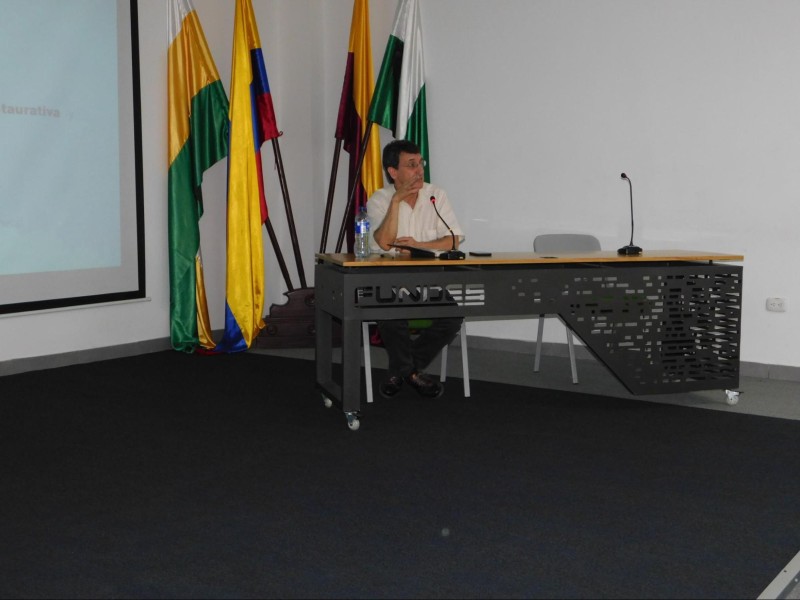 Magistrado Danilo Alfonso Rojas visita FUNDES en el marco del IV Congreso Internacional de investigación 2023B