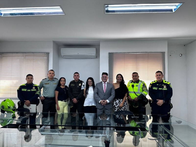 FUNDES prepara acciones comunitarias conjuntas con la PolicÃÂa en El Espinal
