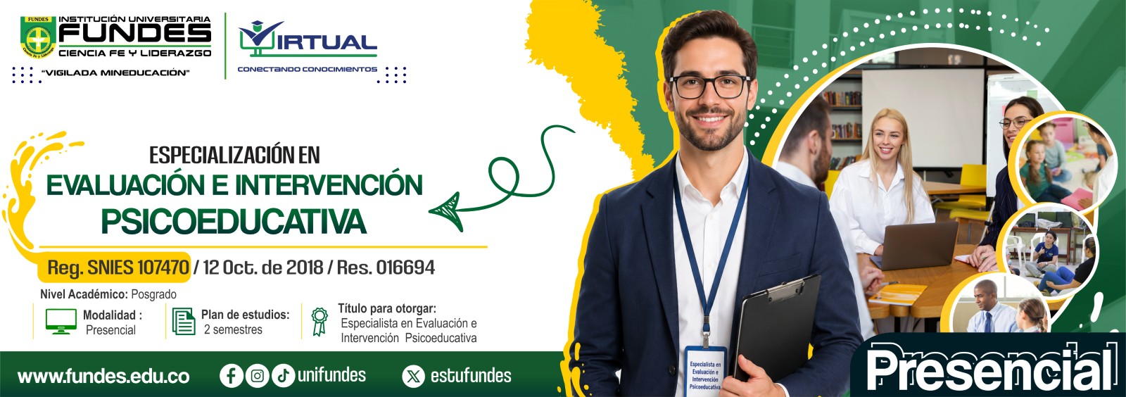 ESPECIALIZACIÓN EN EVALUACIÓN E INTERVENCIÓN PSICOEDUCATIVA